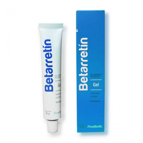 BETARRETIN TRETINOINA 0.025% GEL 30GR